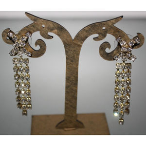 Women's Rhinestone Drop Earrings Wedding Prom Fashion Jewelry